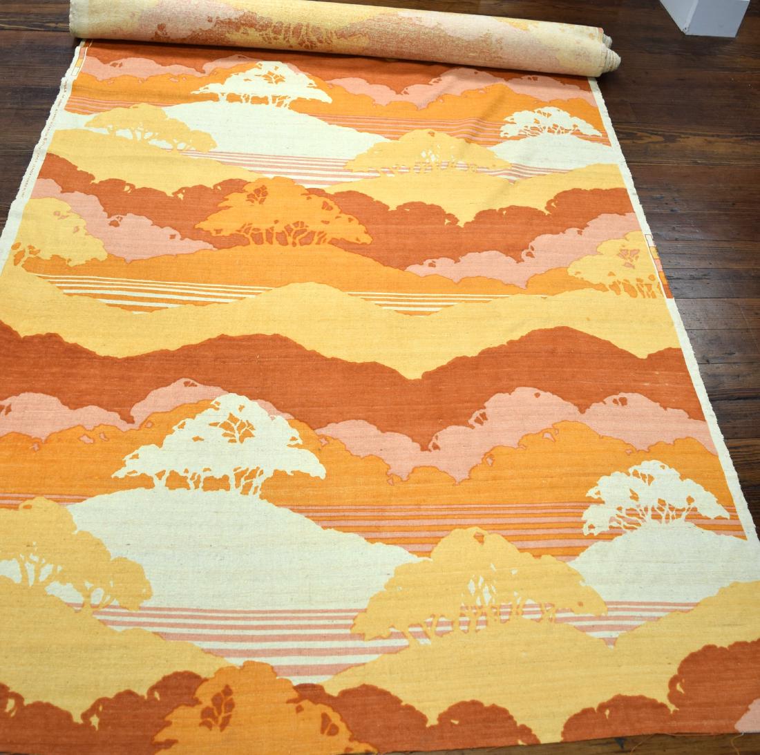 MID-CENTURY 1970 JACK LENOR LARSEN HILLS OF HOME FABRIC (1 of 3)