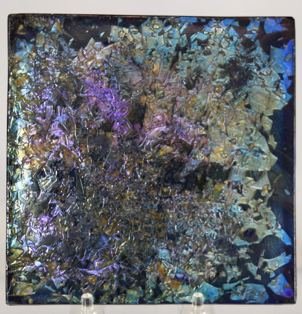 TIFFANY ART GLASS TILE: (1 of 3)