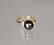BLACK SOUTH SEA PEARL & DIAMOND RING:
