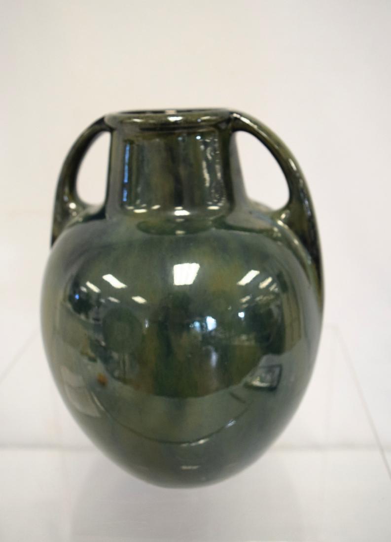 FULPER ART POTTERY HANDLED VASE: (1 of 4)