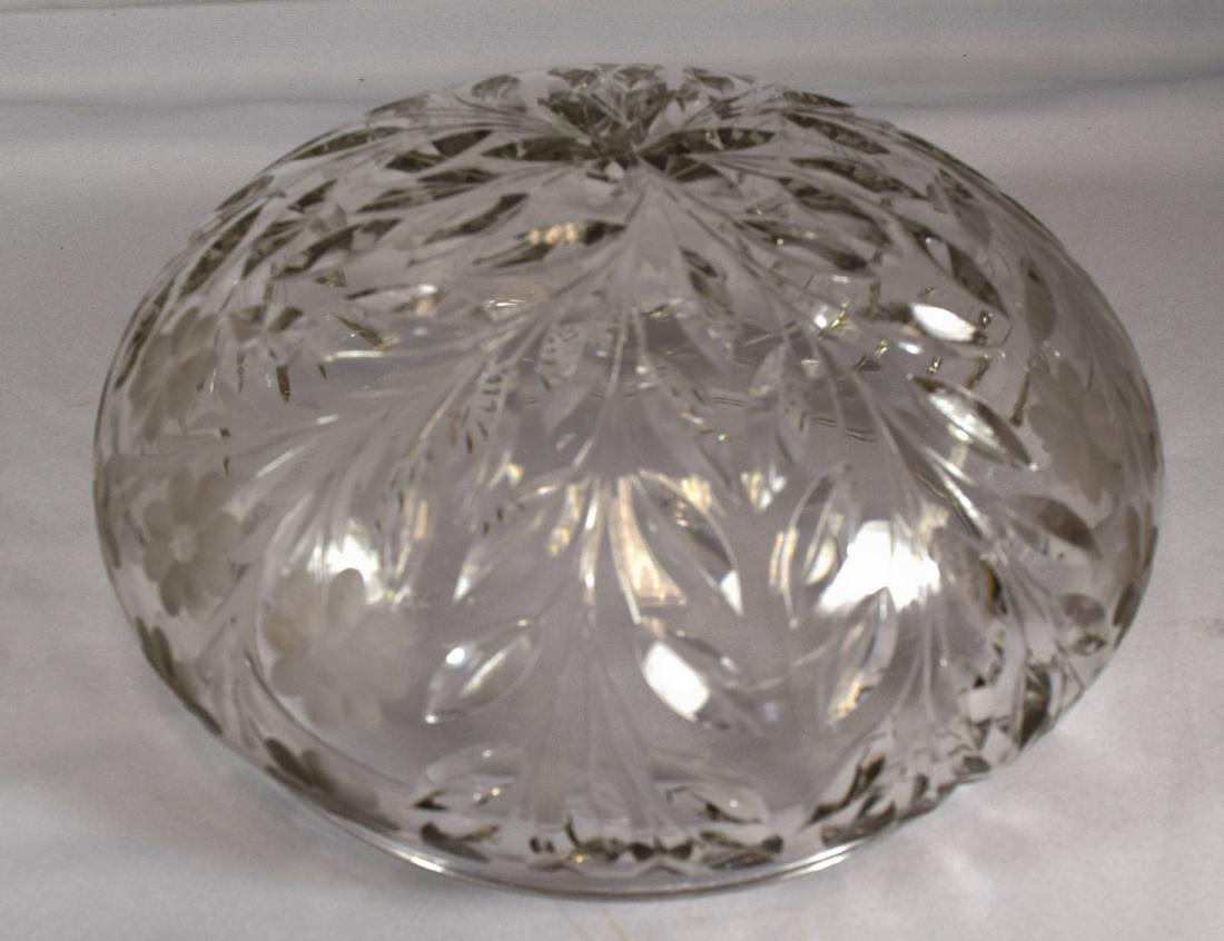 PAIRPOINT AMERICAN BRILLIANT CUT GLASS LAMP SHADE: (1 of 1)