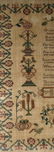 LARGE EARLY 19TH C NEW ENGLAND SAMPLER: - 4