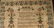 LARGE EARLY 19TH C NEW ENGLAND SAMPLER: - 6