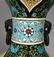 19TH C PAIR OF THEODORE H. DECK GALLERY CERAMIC VASES: - 4