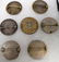 SEVEN ENAMEL/SILVER MEDALS: - 3