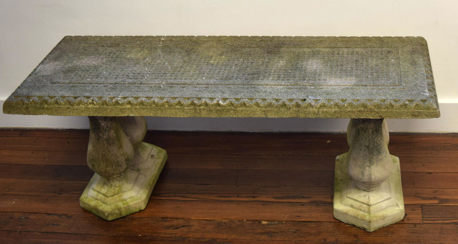 CEMENT GARDEN BENCH:  (1 of 5)