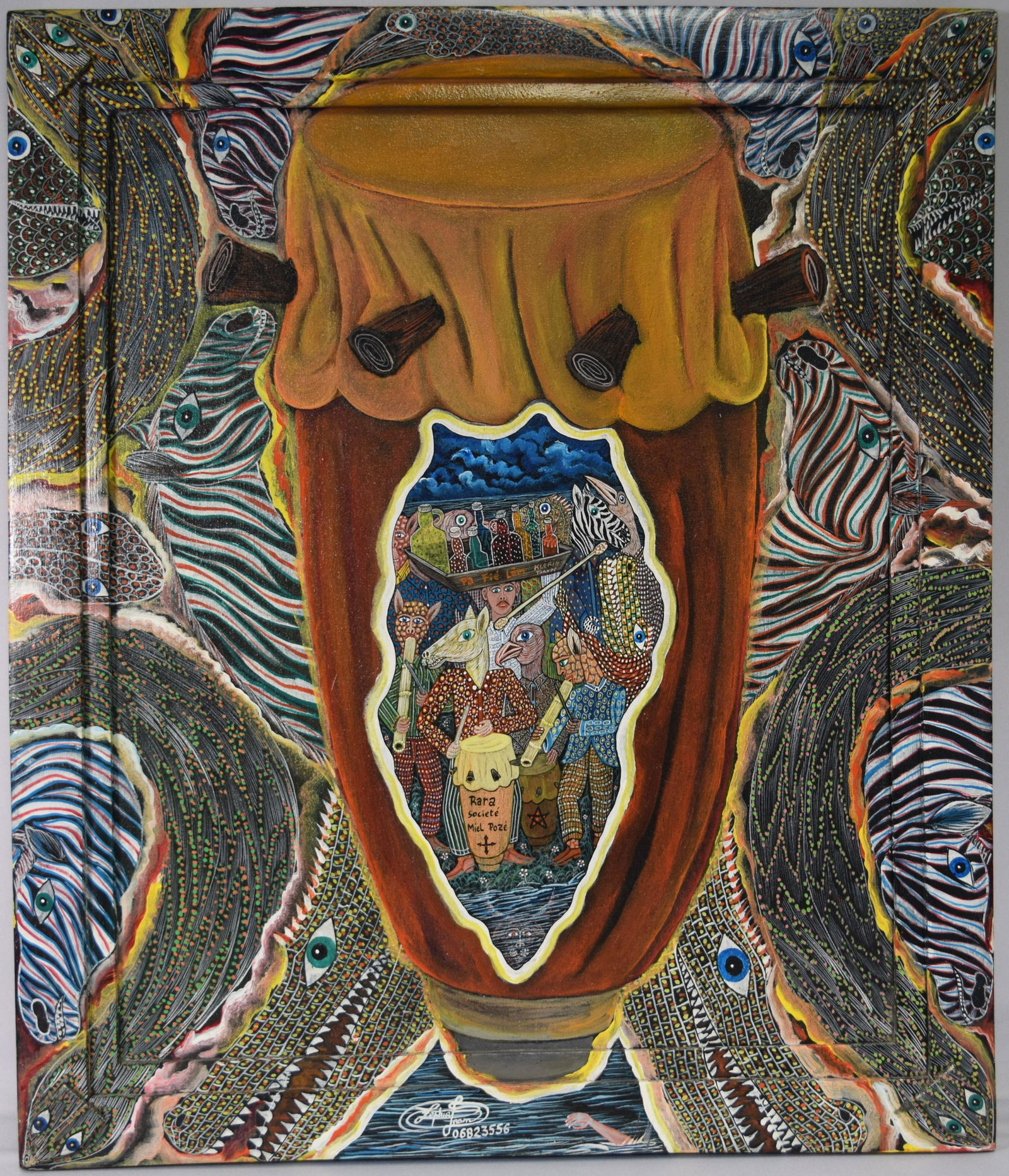 FRANTZ ZEPHIRIN FANTASTICAL PAINTING: (1 of 7)