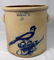 FIVE GALLON STONEWARE CROCK: