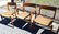 SET OF SIX NIELS MOLLER TEAK DINING CHAIRS: - 2