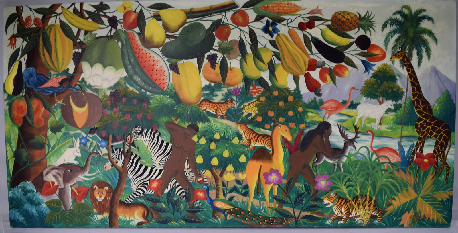 FERDINAND PIERRE PAINTING OF ADAM & EVE (1 of 3)