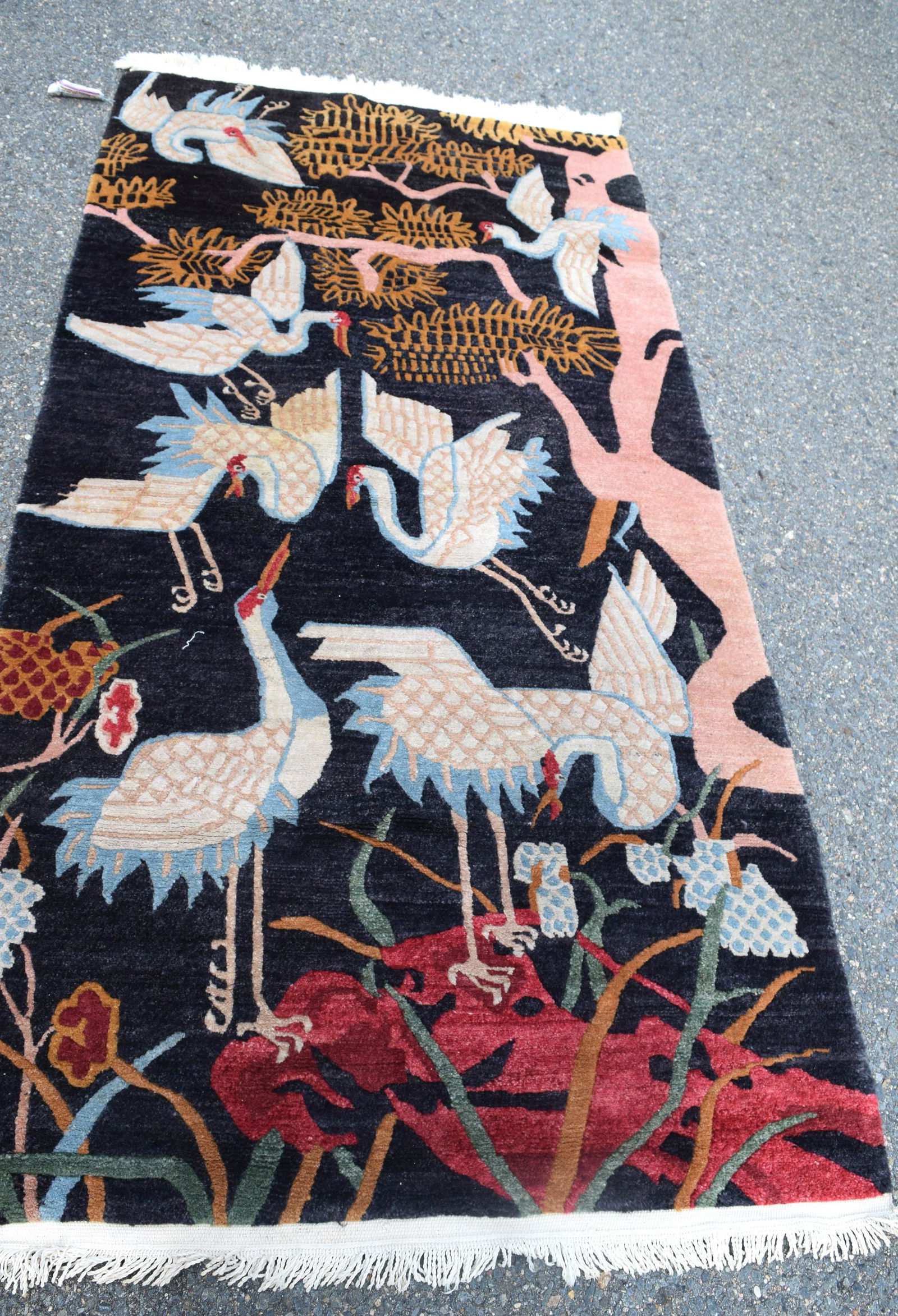 ORIENTAL PICTORIAL RUG:  (1 of 5)