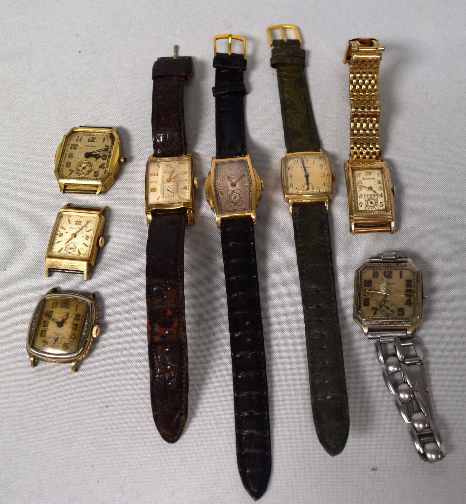 EIGHT MEN’S WRIST WATCHES & THREE WATCHES WITHOUT (1 of 2)