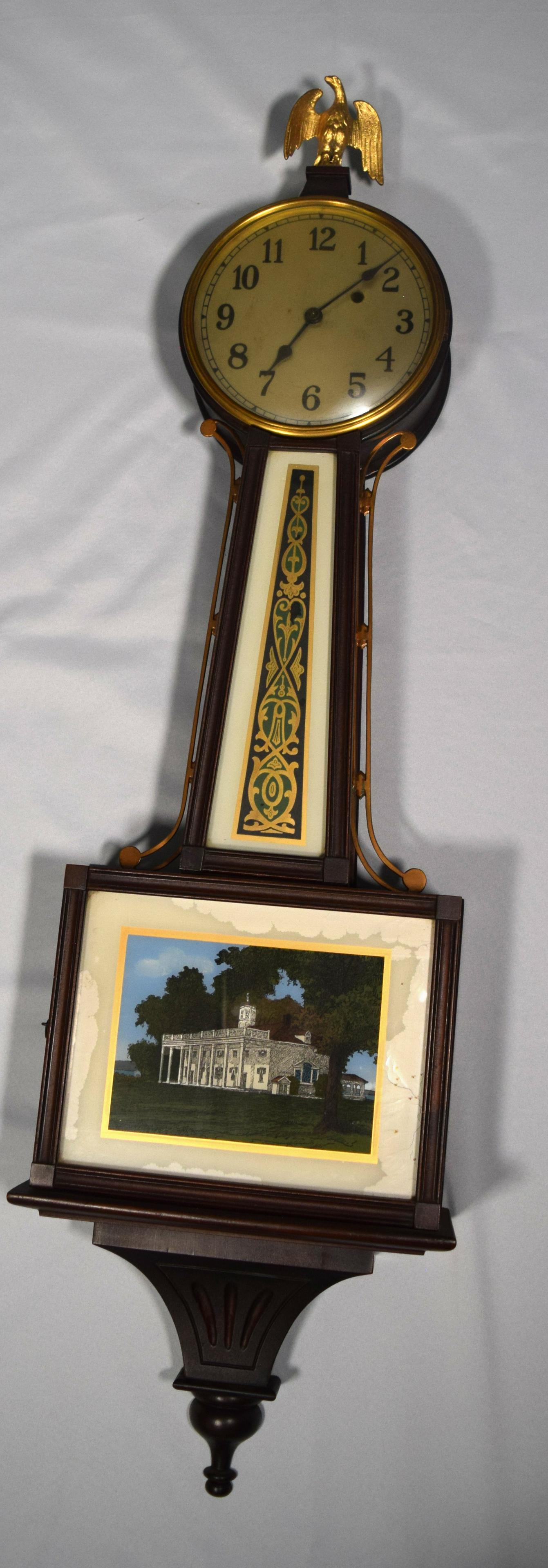 NEW HAVEN MOUNT VERNON BANJO CLOCK: (1 of 5)