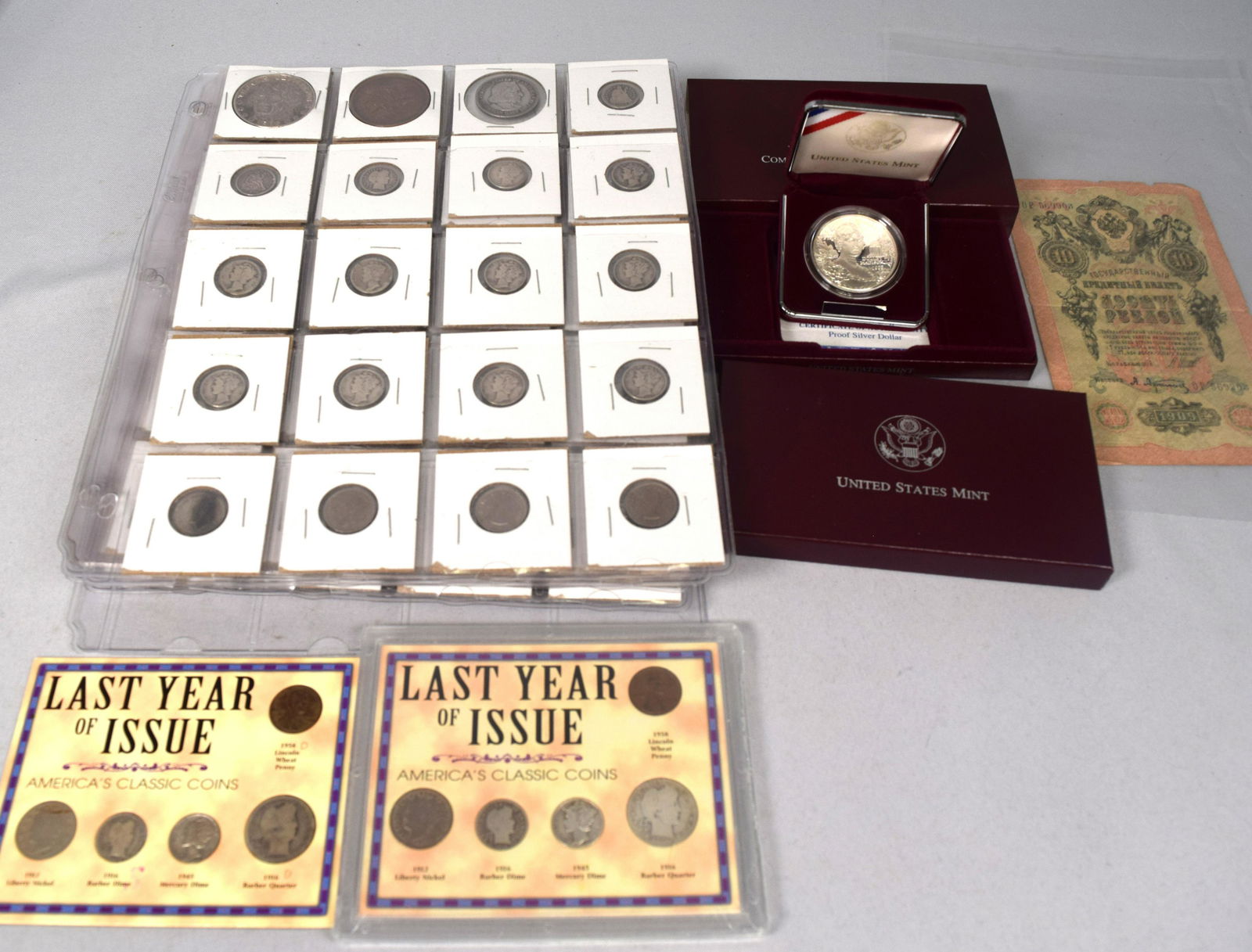 ASSEMBLED US & FOREIGN COINS:  (1 of 8)