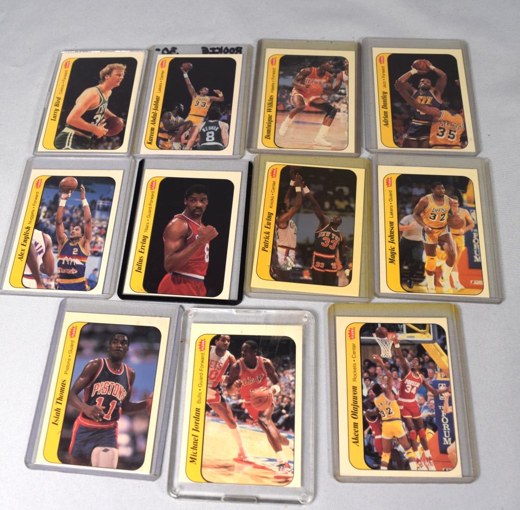1986-87 FLEER BASKETBALL STICKERS COMPLETE SET (1 of 5)
