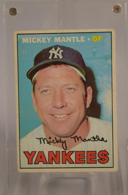1967 TOPPS MICKEY MANTLE #150 BASEBALL CARD (1 of 3)