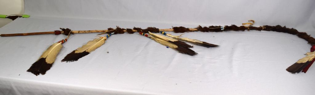 NATIVE AMERICAN COUP STICK or STAFF (1 of 3)