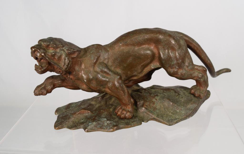 ANDOR RUFF BRONZE LION SCULPTURE (1 of 5)