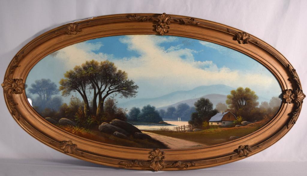 ATTRIB. WILLIAM HENRY CHANDLER PASTEL PAINTING (1 of 9)