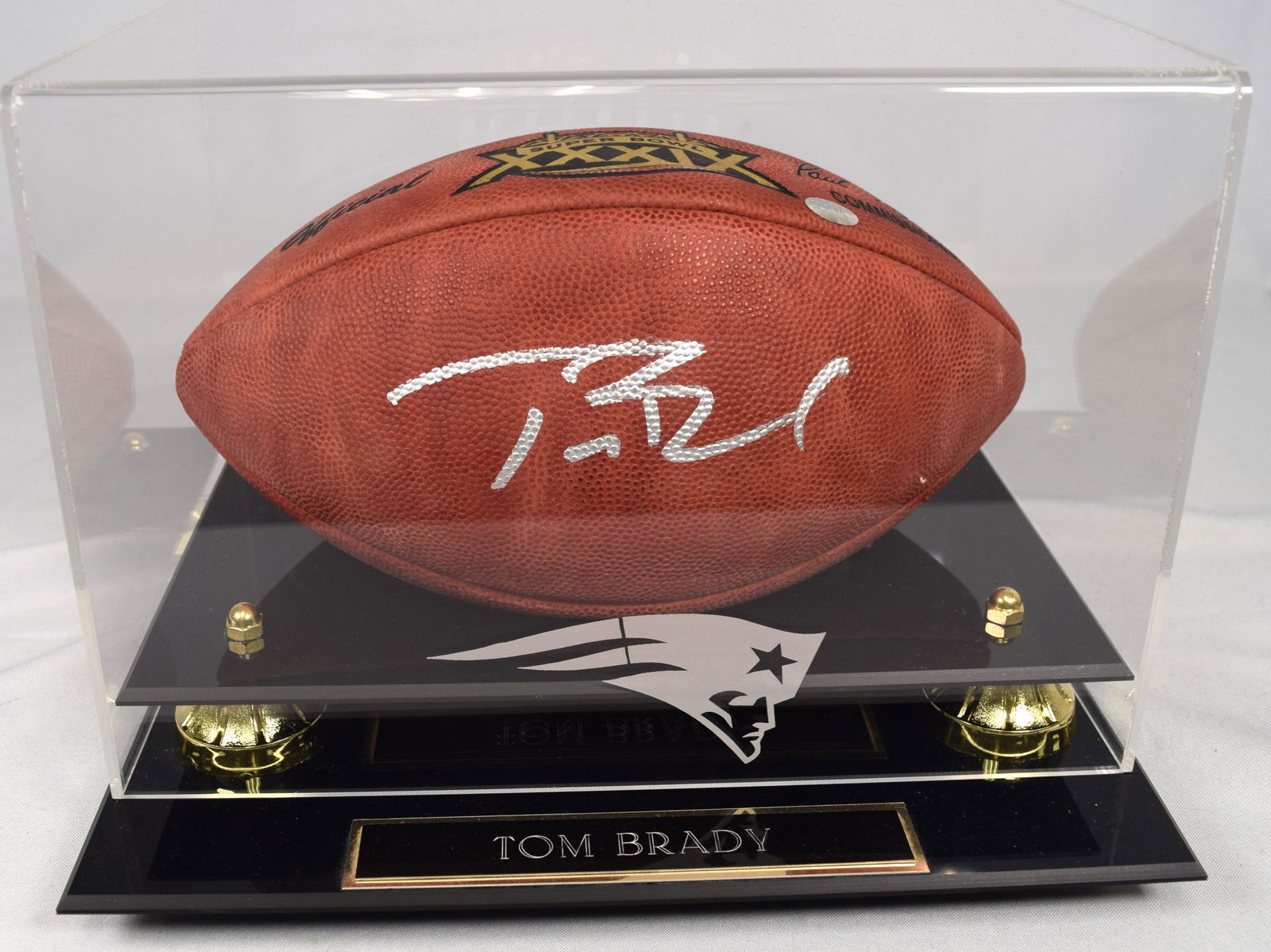 SUPERBOWL XXXIX TOM BRADY AUTOGRAPH FOOTBALL (1 of 6)