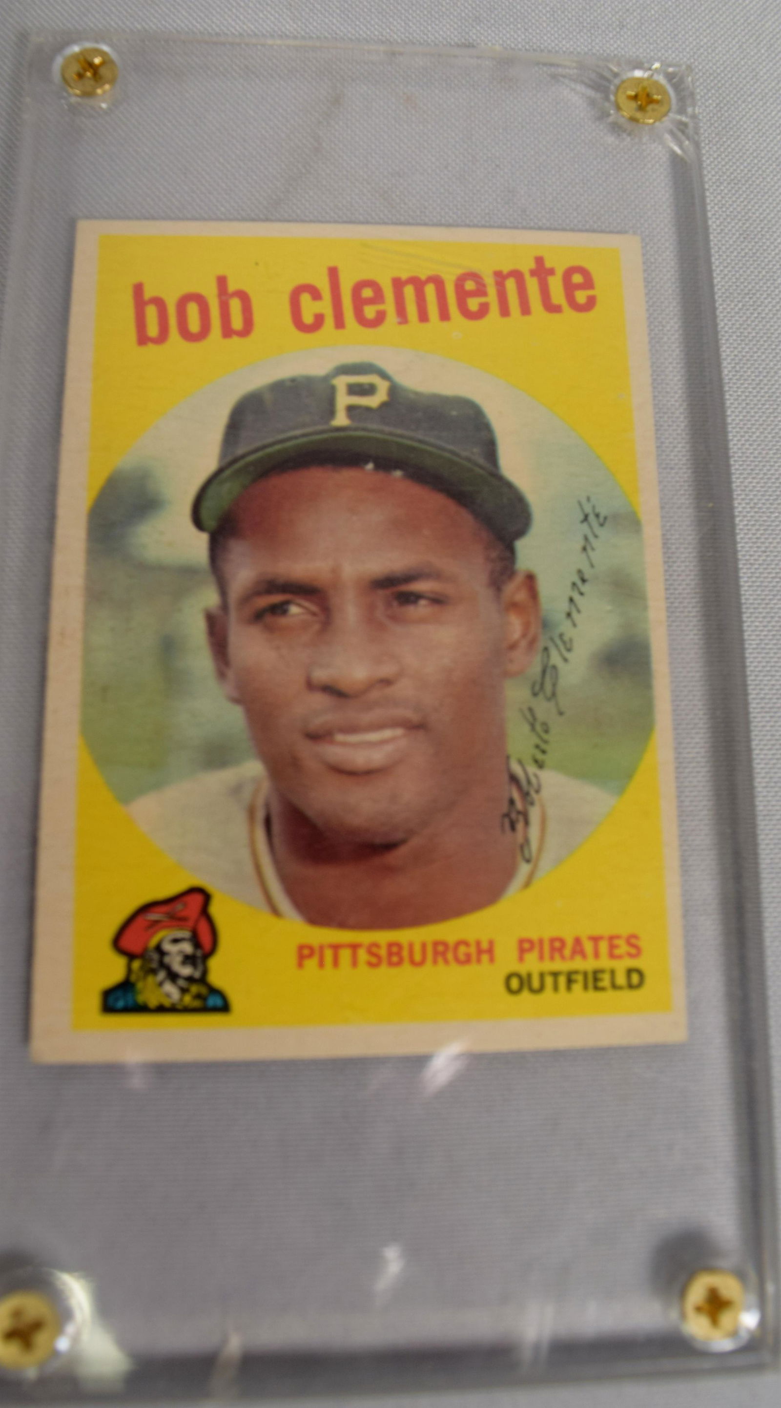 1959 TOPPS BOB CLEMENTE # 478 BASEBALL CARD: (1 of 2)