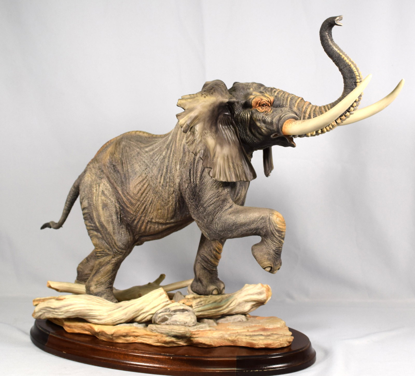 LARGE BOEHM PORCELAIN ELEPHANT (1 of 6)