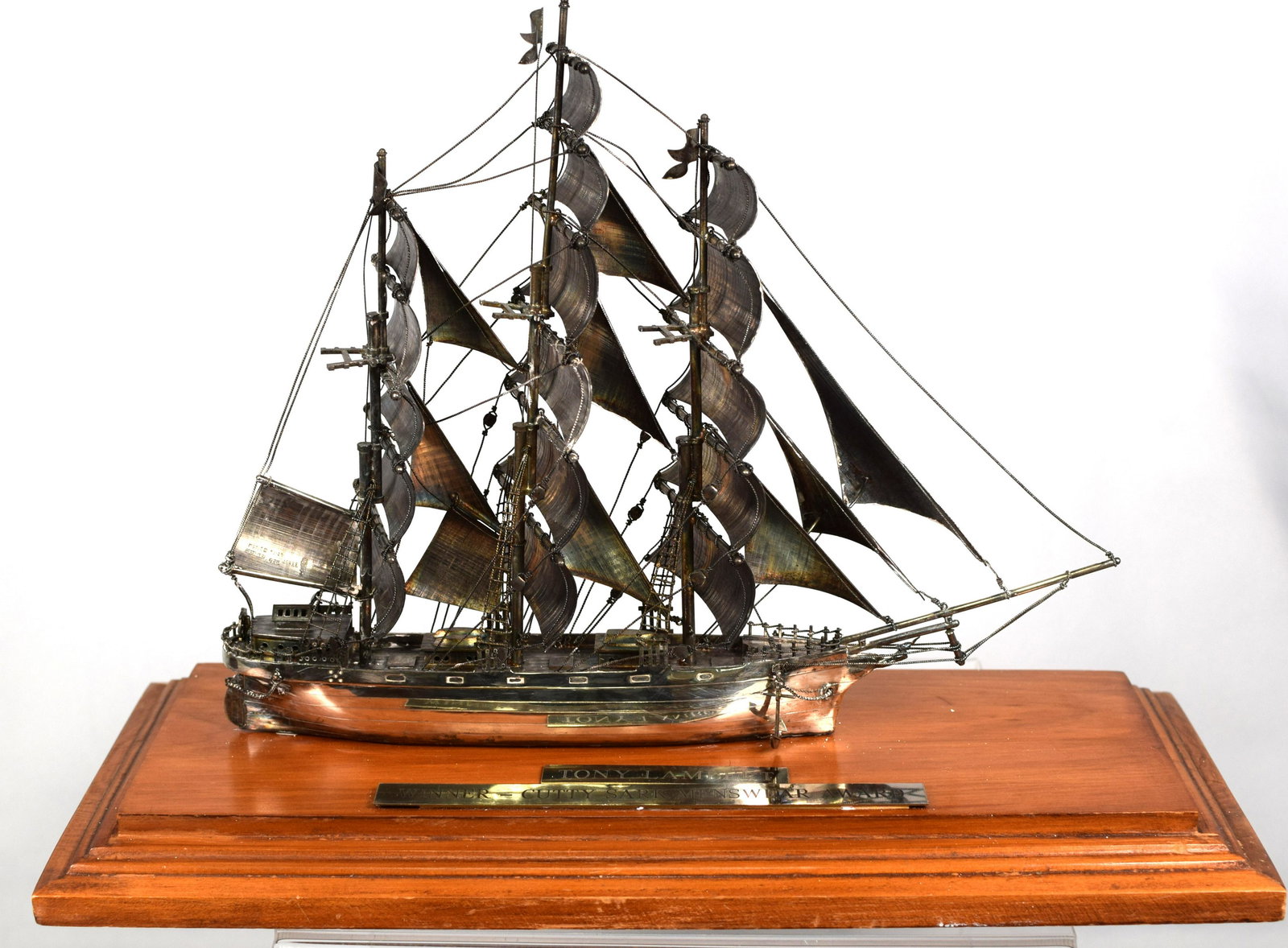 STERLING CUTTY SARK SHIP MODEL (1 of 3)