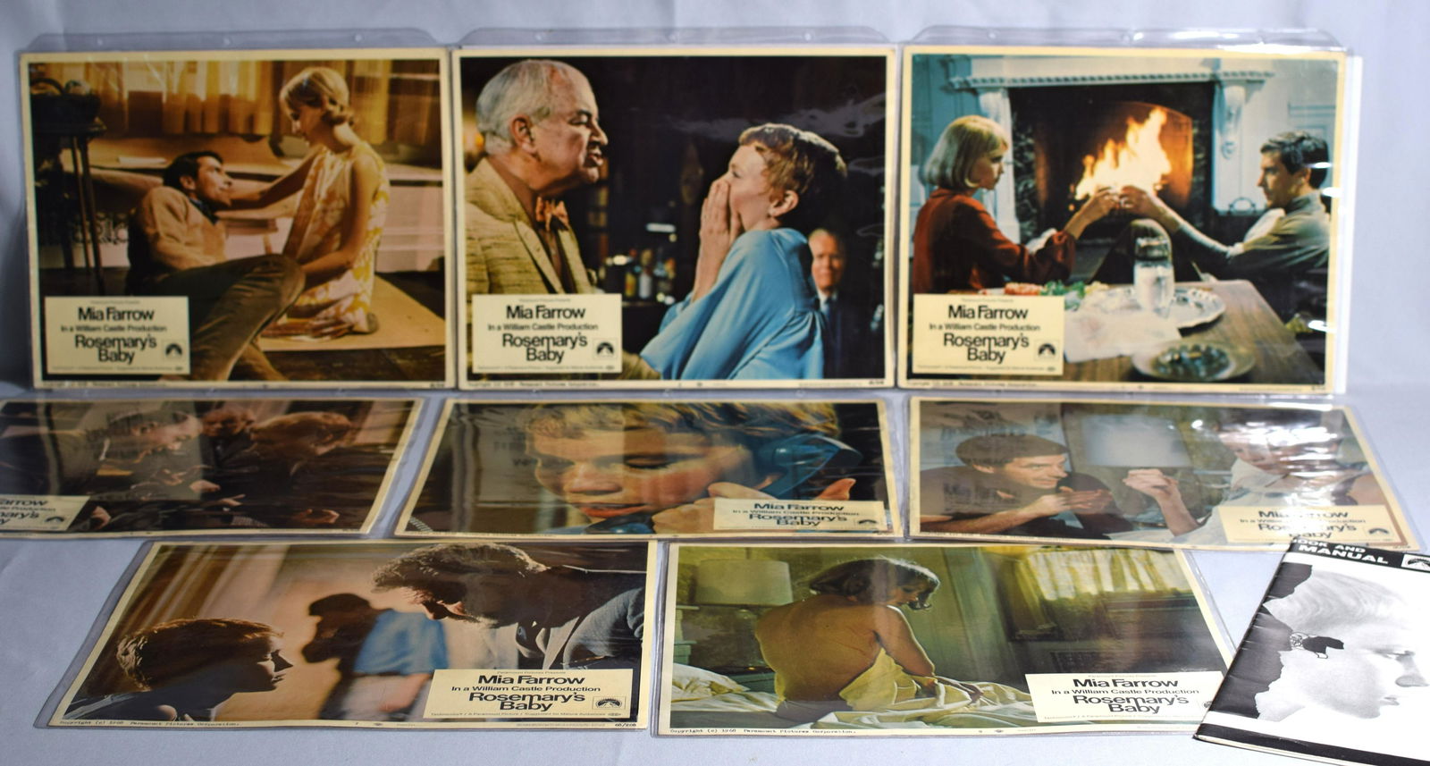 ROSEMARY'S BABY LOBBY CARDS, POSTER, FILM, ETC (1 of 20)