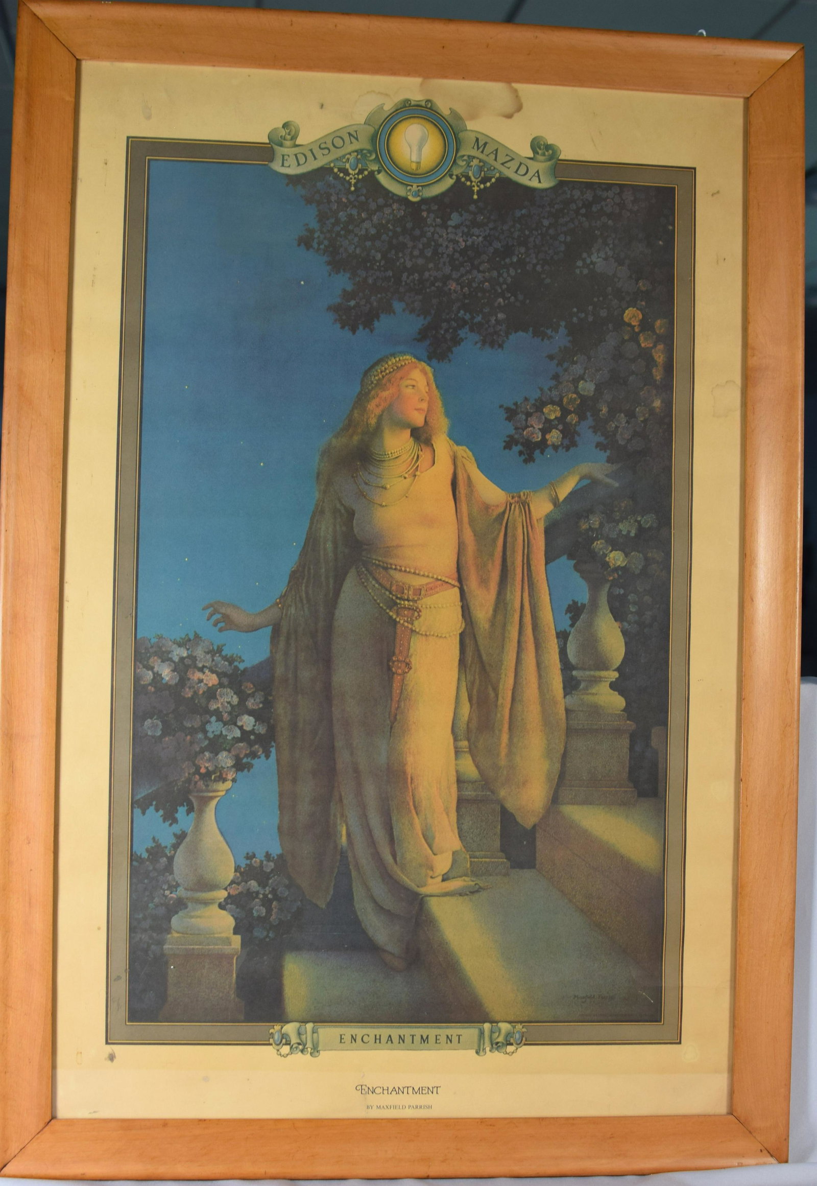 MAXFIELD PARRISH EDISON MAZDA ENCHANTMENT PRINT (1 of 5)