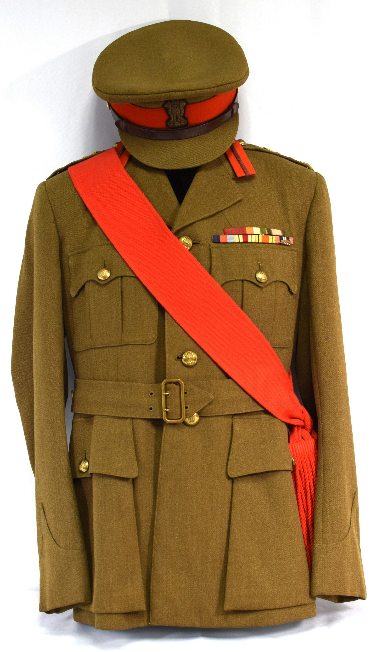 BRITISH INDIAN ARMY THREE STAR GENERAL UNIFORM (1 of 6)