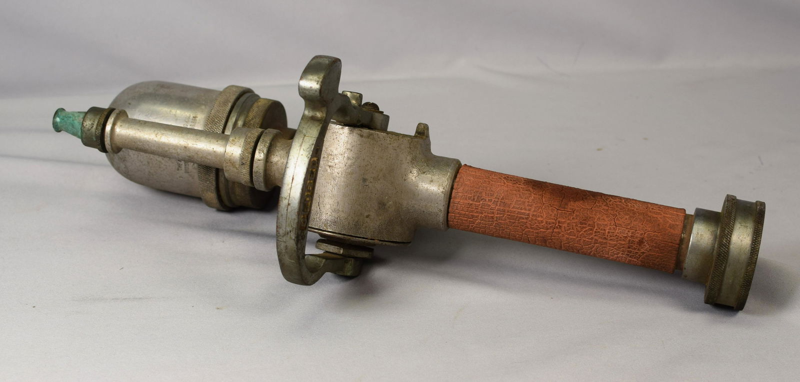 RARE AKRON BRASS VALUE PATTERN FIRE NOZZLE (1 of 5)