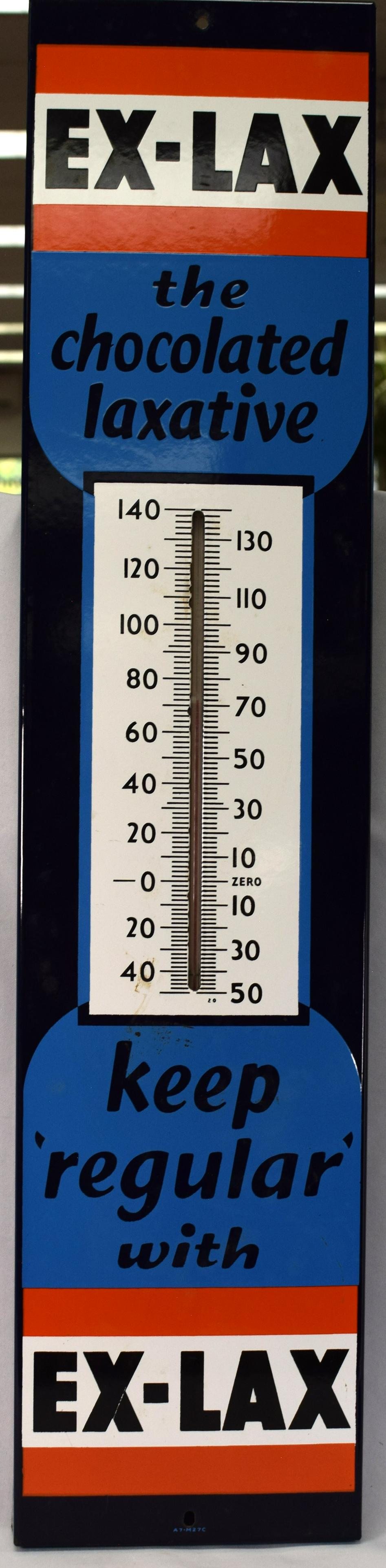 EX-LAX LAXATIVE ADVERTISING THERMOMETER (1 of 3)
