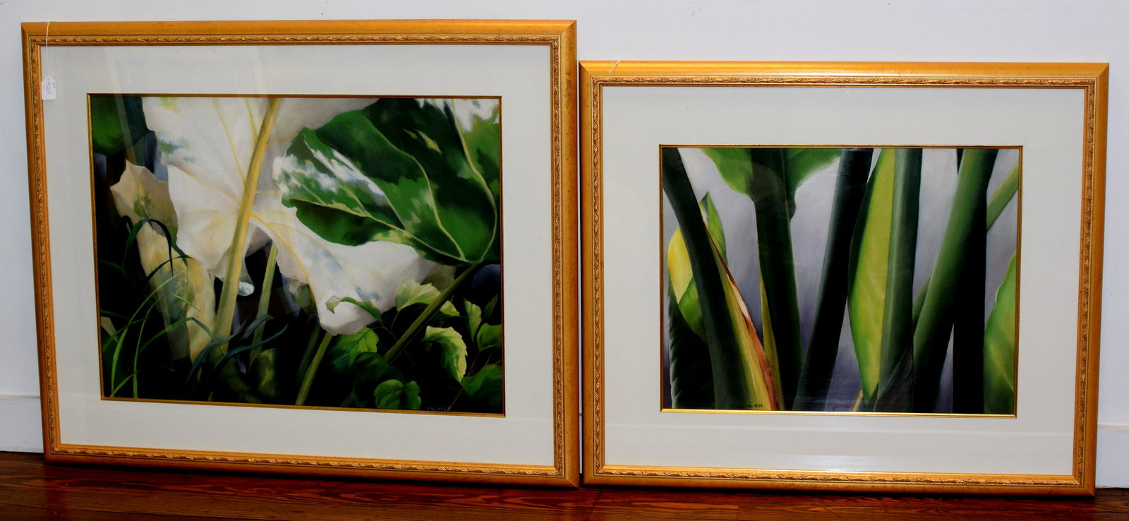 2 LARGE PASTEL PAINTINGS BY ELLEN MCGILL (1 of 9)