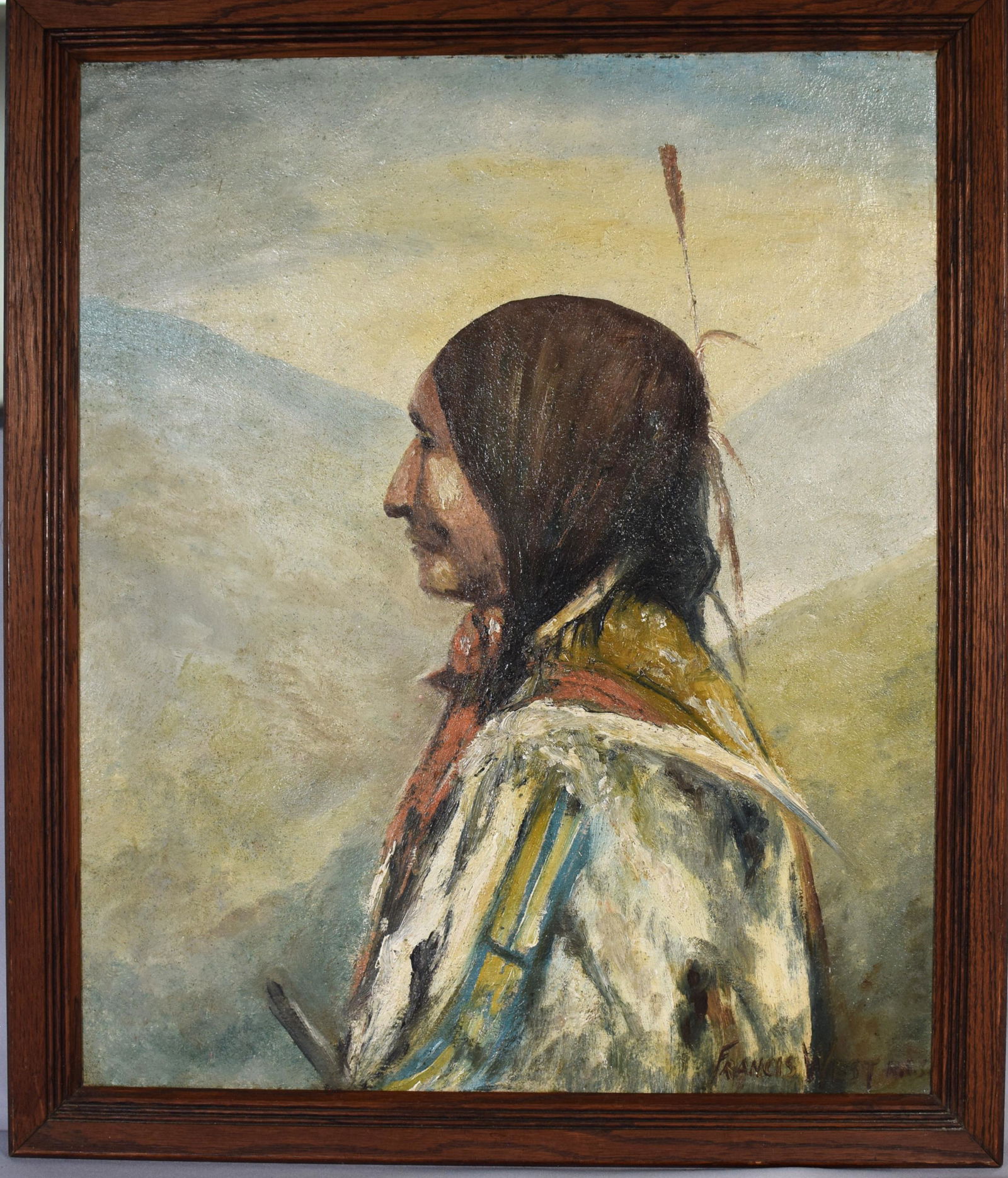 FRANCIS WEST OIL PAINTING (1 of 3)