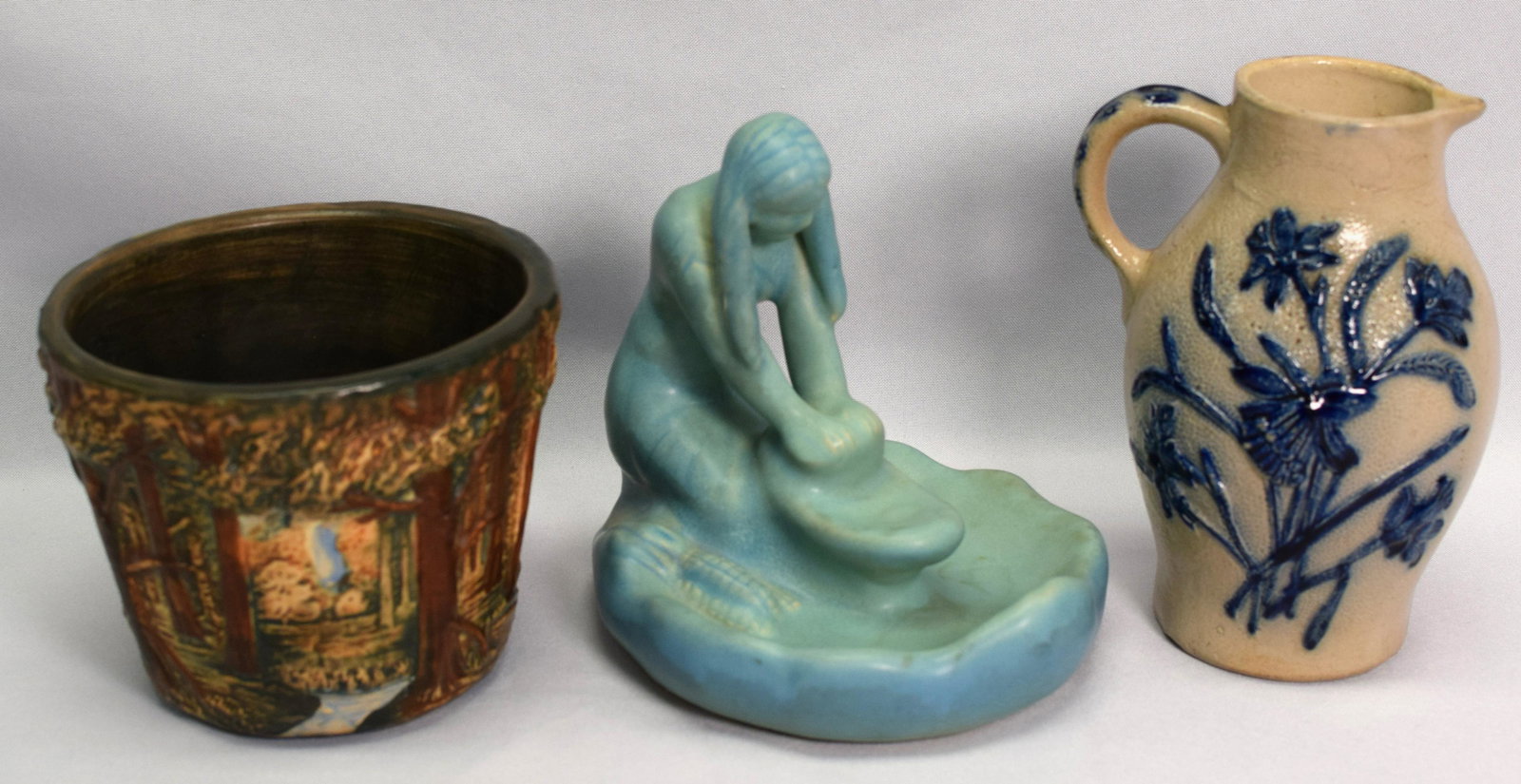 VAN BRIGGLE AND WELLER POTTERY GROUPING (1 of 5)