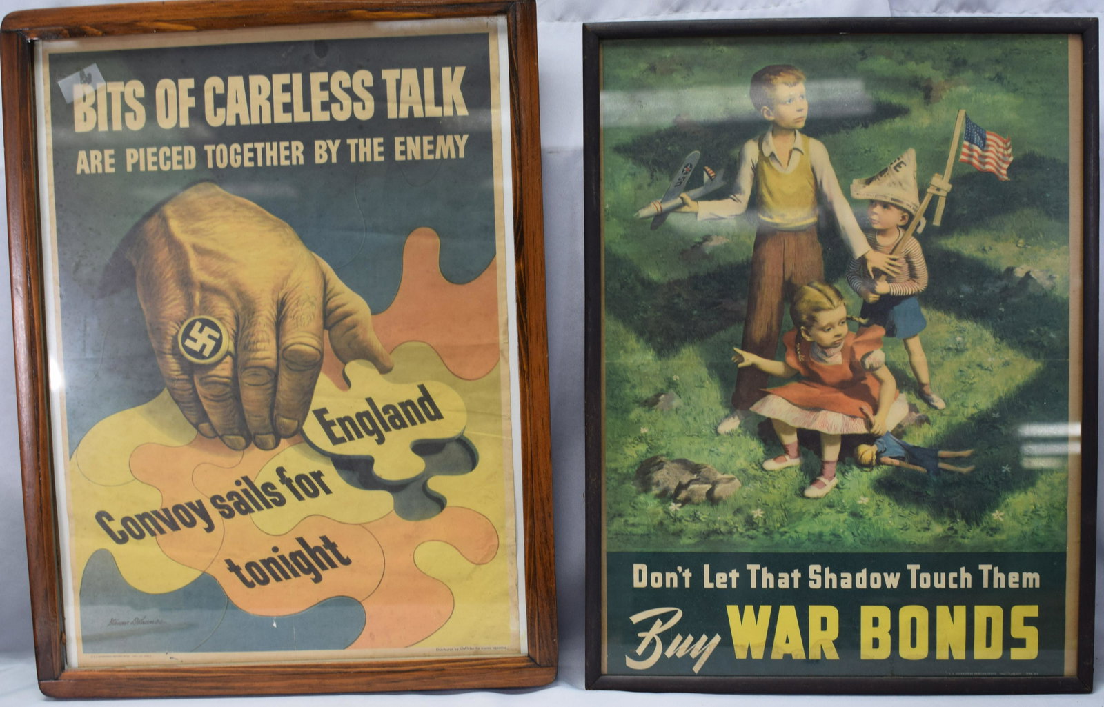 2 SMALL WW1 BOND POSTERS (1 of 3)