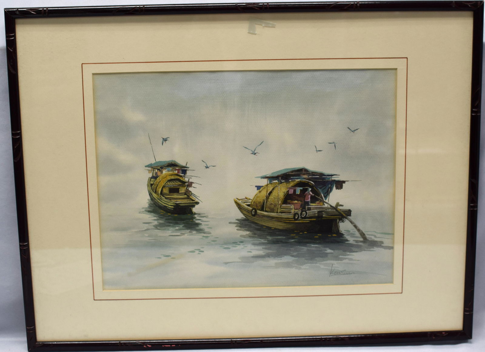 CHINESE SCHOOL SIGNED KINSEN PAINTING (1 of 5)