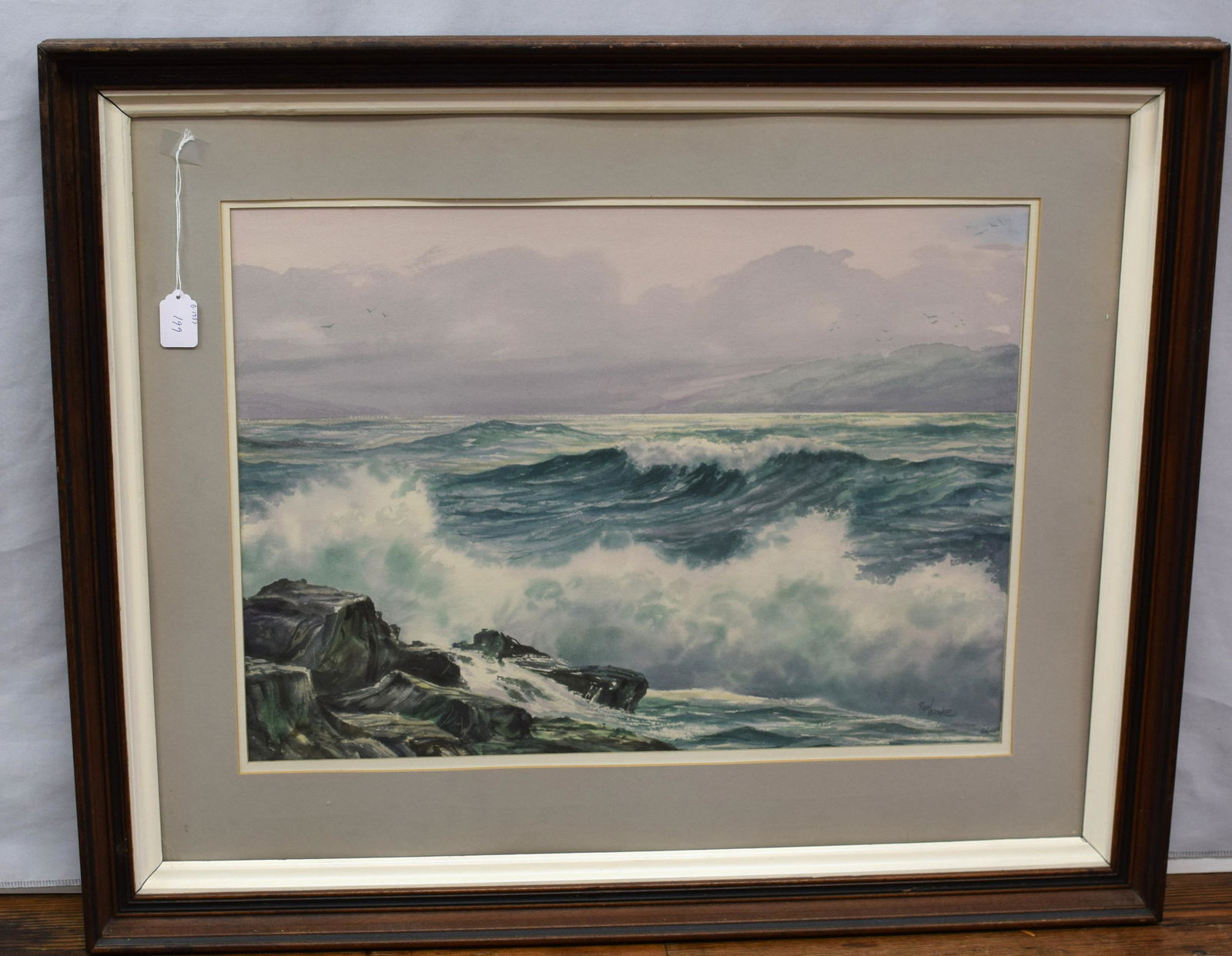 20th SEASCAPE WATERCOLOR BY RON BLAKE (1 of 4)