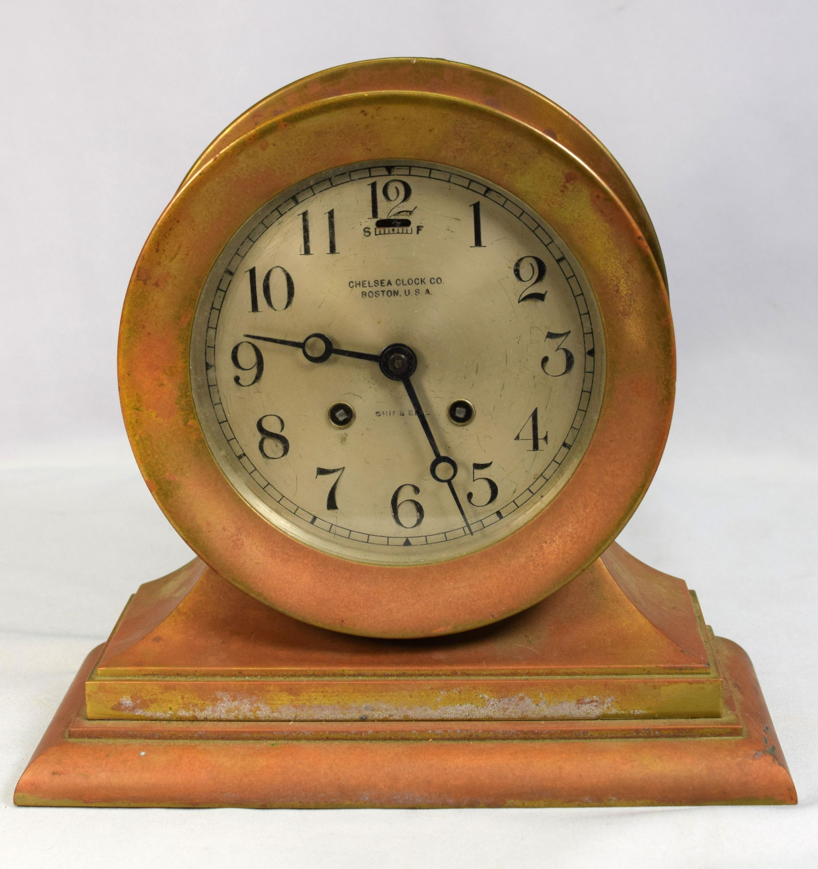 Chelsea Ship's Bell Mantle Clock.