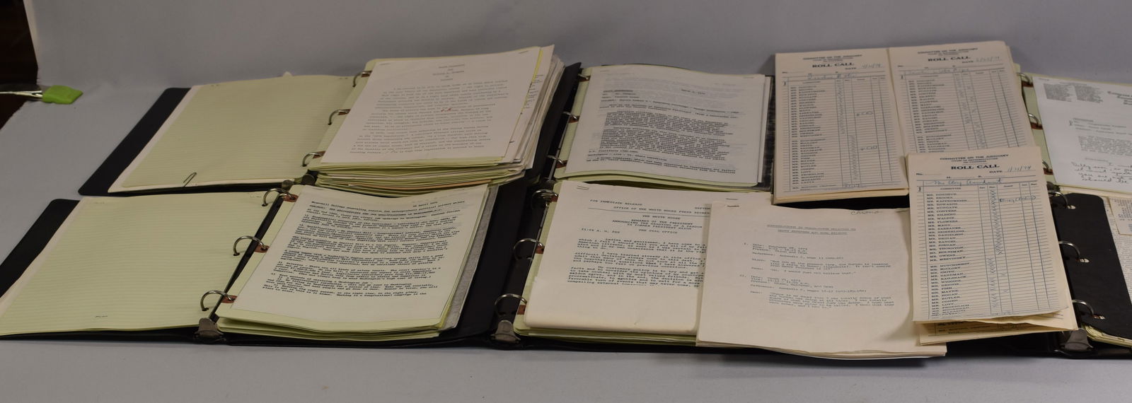 RESEARCH ASSISTANT SUBCOMMITTEE NIXON WATERGATE (1 of 20)