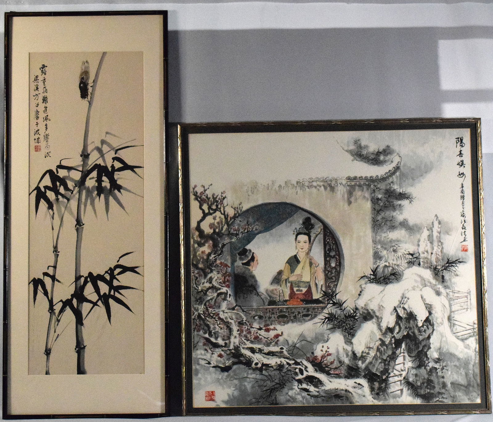 (on-2) CHINESE WATERCOLOR PAINTINGS (1 of 11)