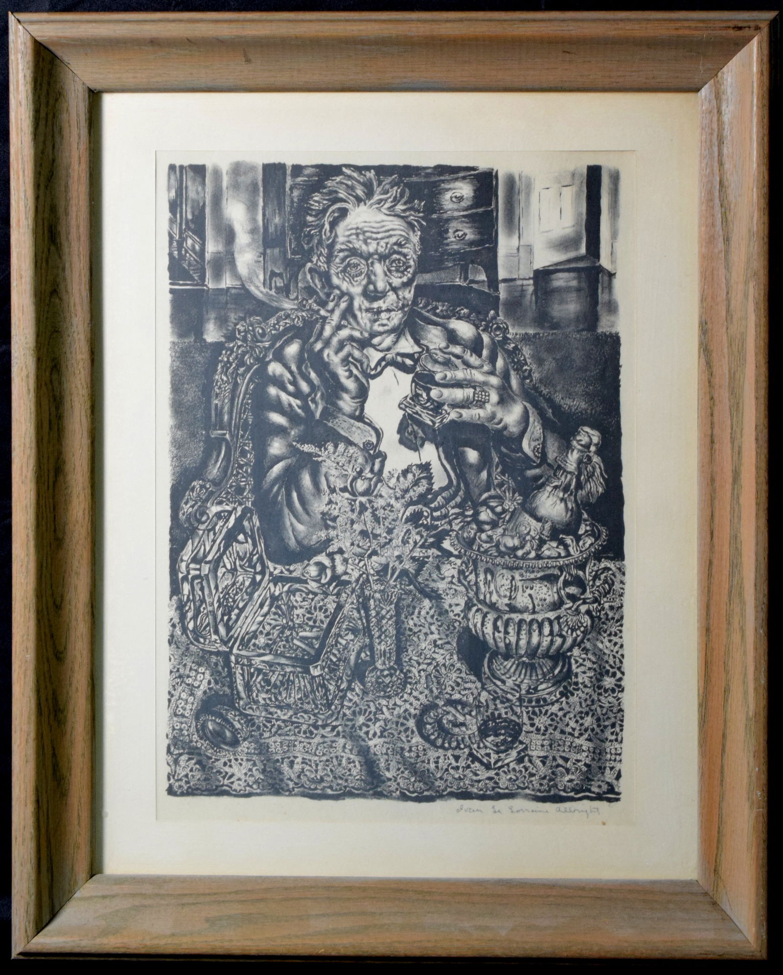 IVAN Le LORRAINE ALBRIGHT LITHOGRAPH (1 of 5)