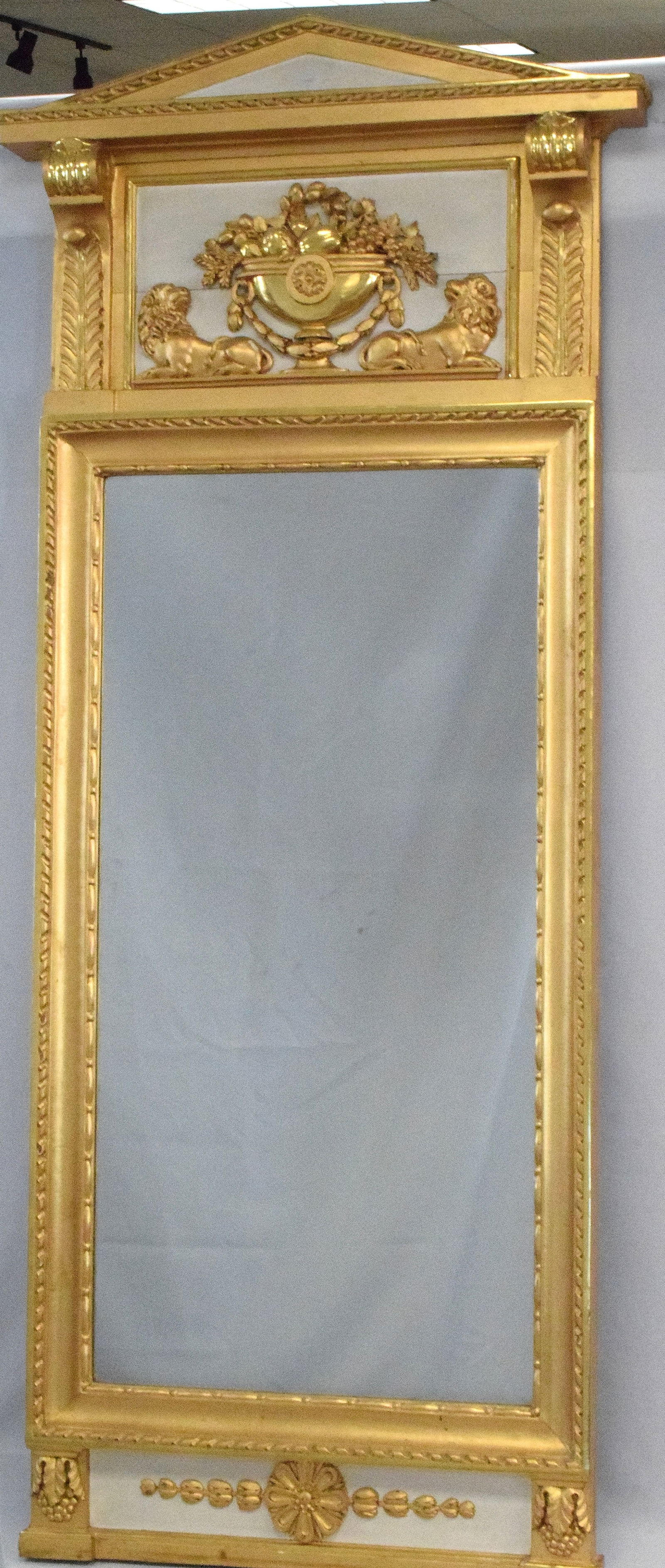 19TH SWEDISH NEOCLASSICAL GILTWOOD PIER MIRROR (1 of 7)