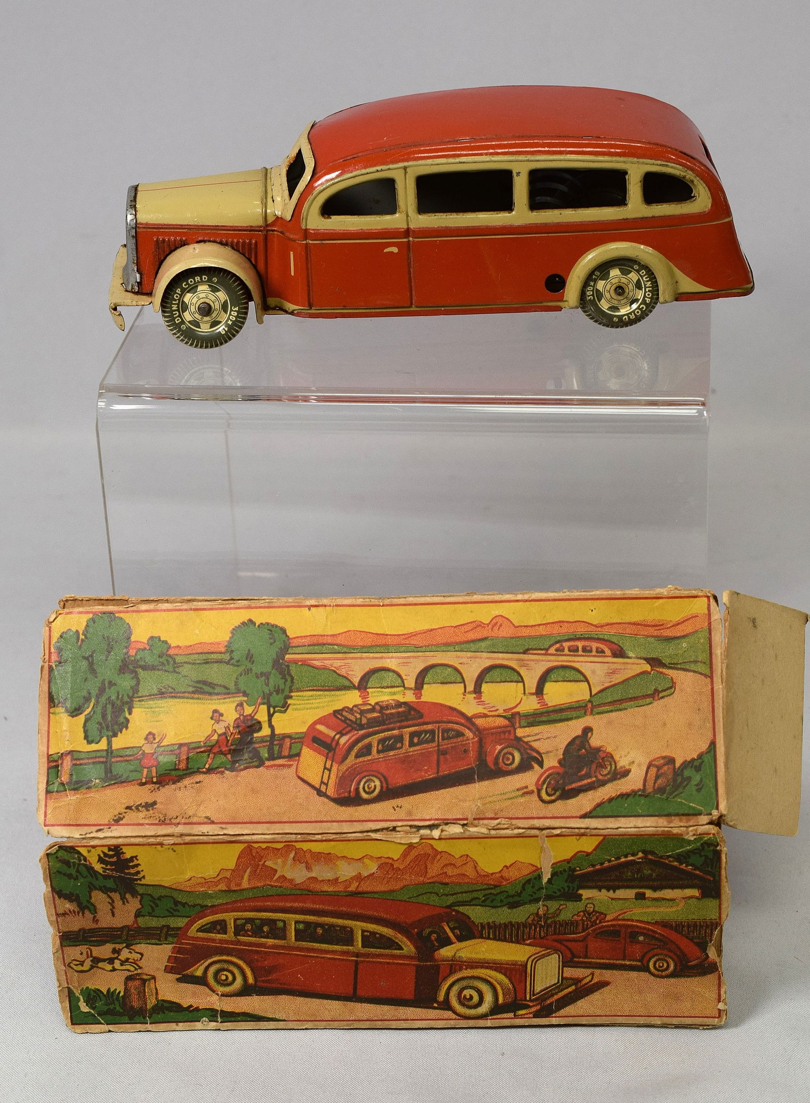 TIPPCO REISEBUS 900 TIN TOY WITH BOX (1 of 11)