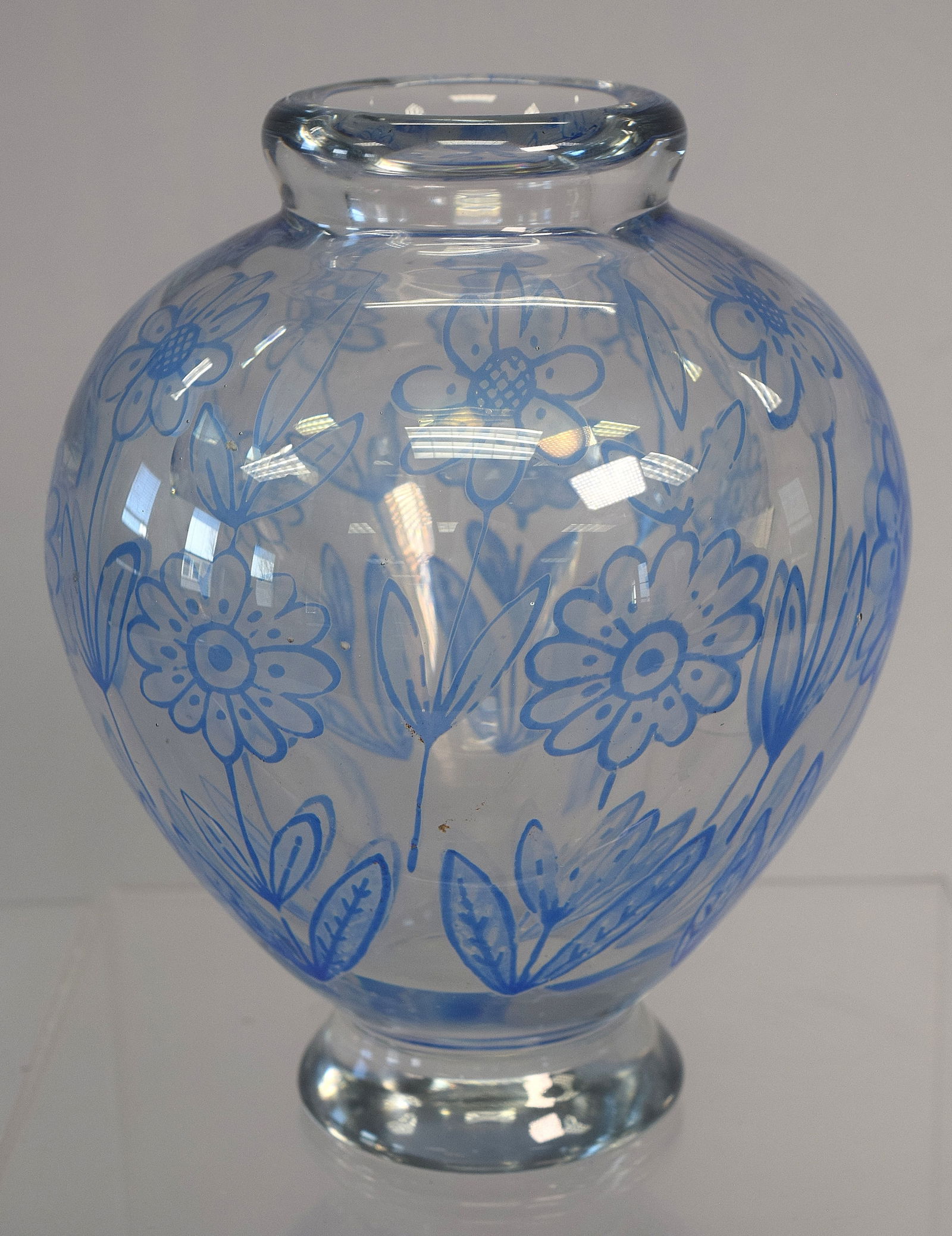 ORREFORS GRAAL ART GLASS VASE (1 of 6)