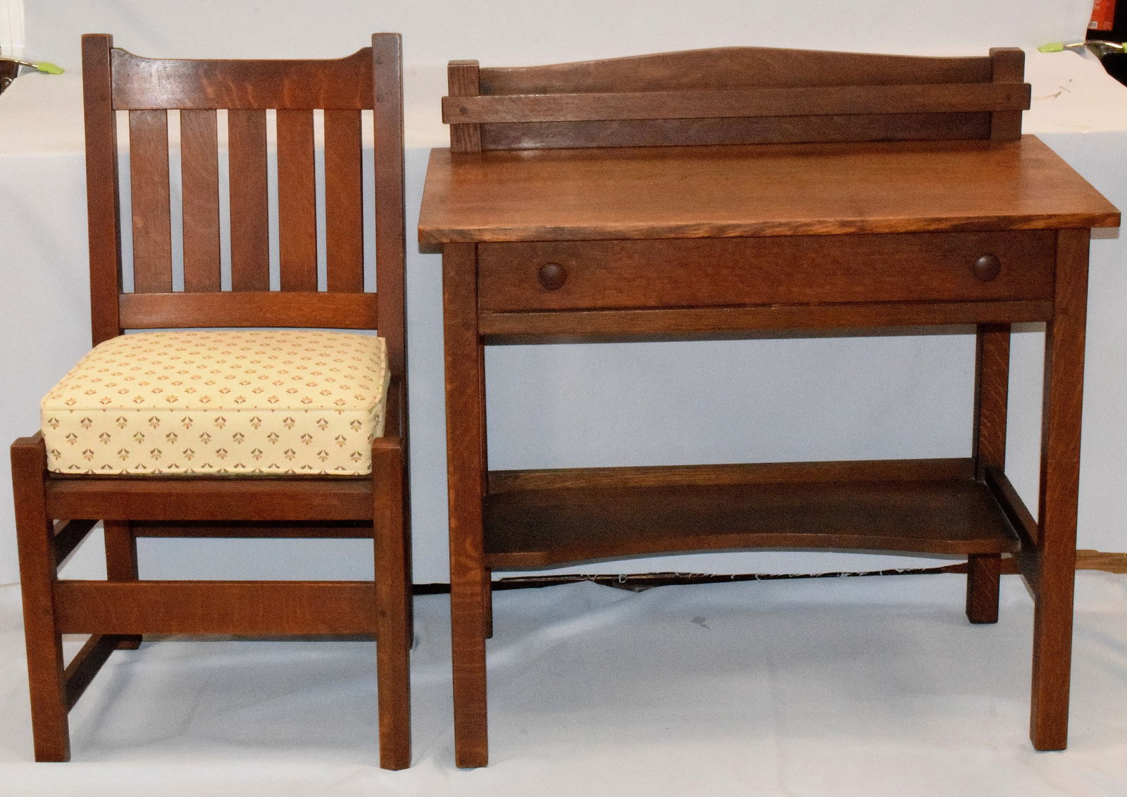 L & J G STICKLEY DESK & CHAIR (1 of 10)