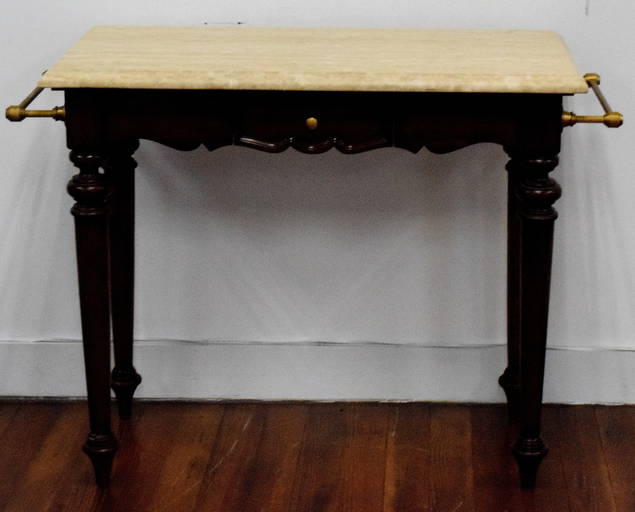 J.d. Young & Sons Marble Top Kitchen Work Table