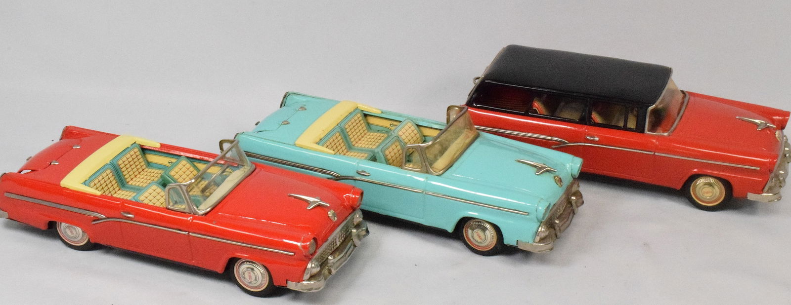 (3) BANDAI FORD FRICTION CARS (1 of 16)