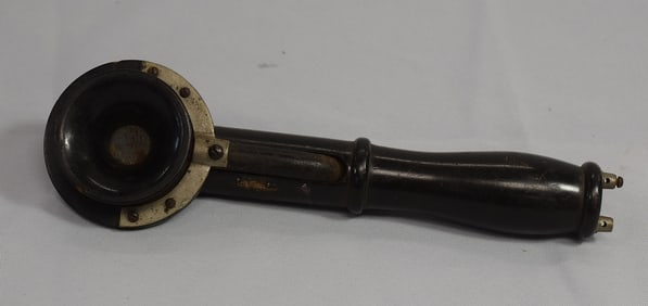 RARE EARLY WOOD SPOON TELEPHONE RECEIVER