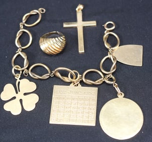 (3) ASSEMBLED GOLD JEWELRY